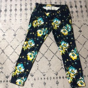 Floral Print jeans